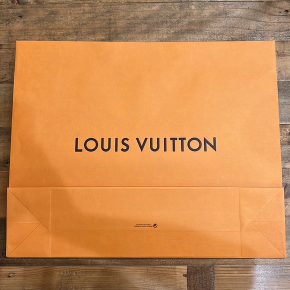 Authentic Louis Vuitton Shopping Bag Orange - Picture 5 of 5